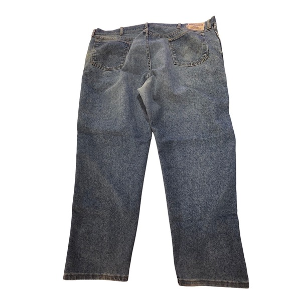 Wrangler Rugged Wear Mens Relaxed Fit Straight Leg Jeans Blue Denim 46x30 - Picture 4 of 5